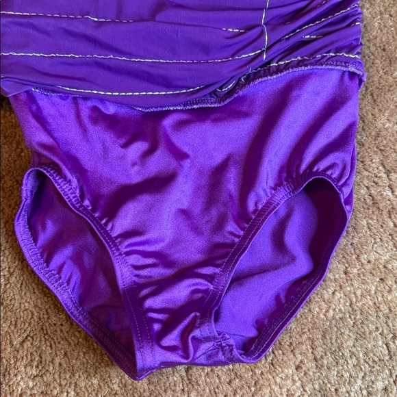 Weissman Cream and Purple Tap Costume - Picture 4 of 4